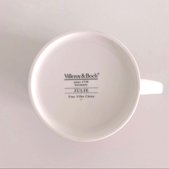 Vintage Villeroy & Boch anno 1748 Germany Julie Pattern Mug Set of 2 - Picture 2 of 8